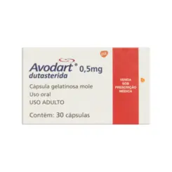 AVODART 0,5MG C/30 CÁPSULAS