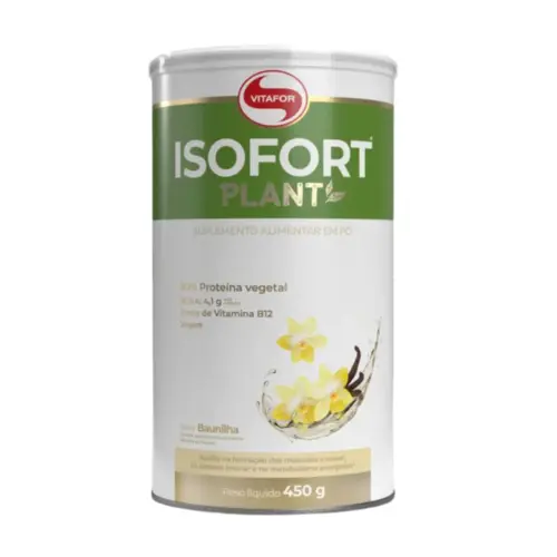 ISOFORT  PLANT BAUNILHA VITAFOR  450G