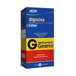 DIGOXINA 0,25MG C/30 COMPRIMIDOS TEUTO