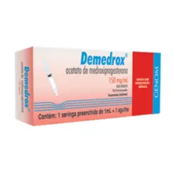 DEMEDROX 150mg SUSPENSÃO INJETÁVEL 1 AMPOLA