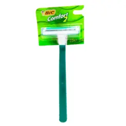 APARELHO DE BARBEAR BIC COMFORT 2 PELE SENSÍVEL C/1 UNDIDADE