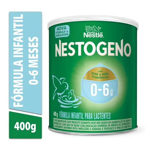 FÓRMULA INFANTIL NESTOGENO 1 NESTLÉ 0 A 6 MESES 400G