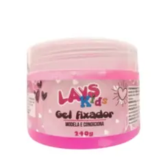 GEL FIXADOR CAPILAR KIDS ROSA LAYS 250G