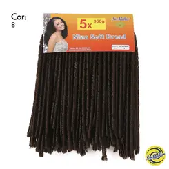 CABELO FIBRA SINTÉTICA SOFT DREAD LOCK SER MULHER COR-8 360G