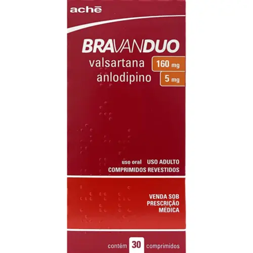 BRAVAN DUO 160+5MG C/30 COMPRIMIDOS