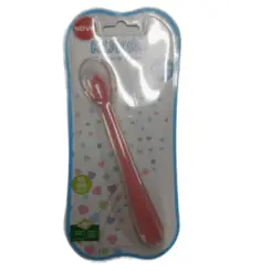 COLHER KUKA  DE SILICONE  MACIO ROSA