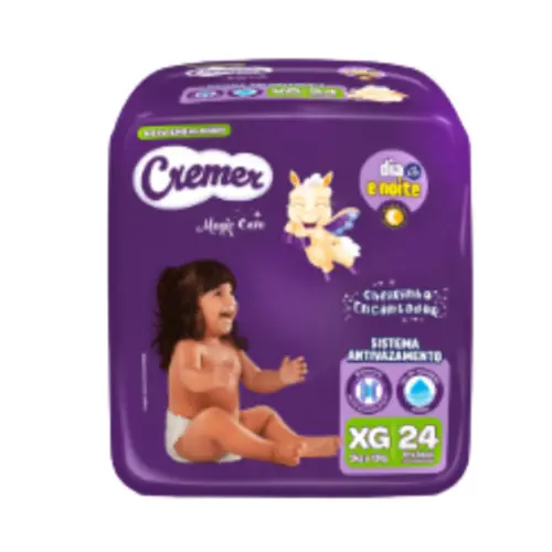 FRALDA CREMER MEGA XG C/24 UNIDADES