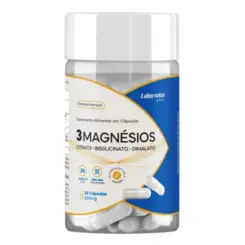 MÁGNESIO DIMALATO + CITRATO + BISGLICINATO 350MG C/30 CÁPSULAS LABORNATUS