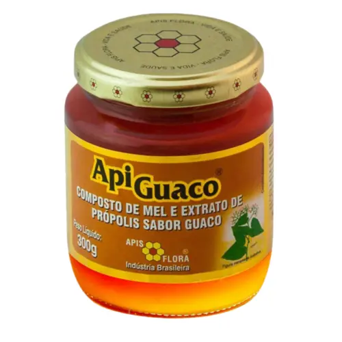 EXTRATO DE PROPOLIS API GUACO COMPOSTO DE MEL  300G
