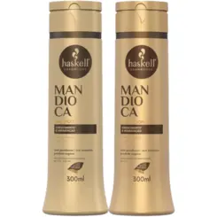 KIT SHAMPOO + CONDICIONADOR  MANDIOCA HASKELL  300ML