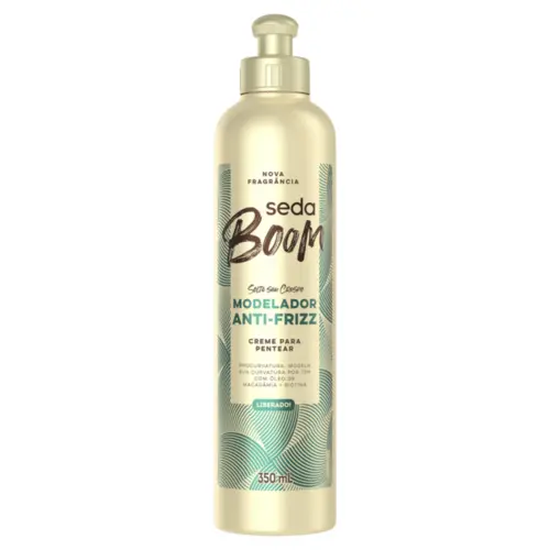 CREME PARA PENTEAR SEDA BOOM MODELADOR ANTIFRIZZ 350ML