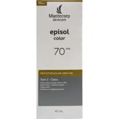 EPISOL PROTETOR SOLAR COR 2 CLARA FPS70 40ML