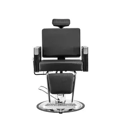 CADEIRA HIDRÁULICA SQUARE BARBER PRETA