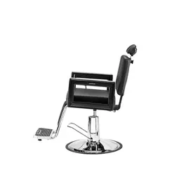 CADEIRA HIDRÁULICA SQUARE BARBER PRETA