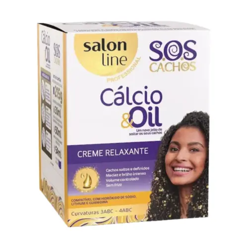 CREME RELAXAMENTO  GUANIDINA CÁLCIO & OIL  SALON LINE