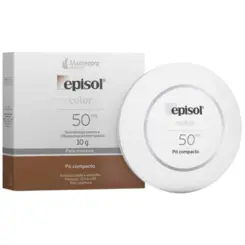 EPISOL PROTETOR SOLAR FACIAL PÓ COMPACTO COR MORENA MAIS FPS50 10G