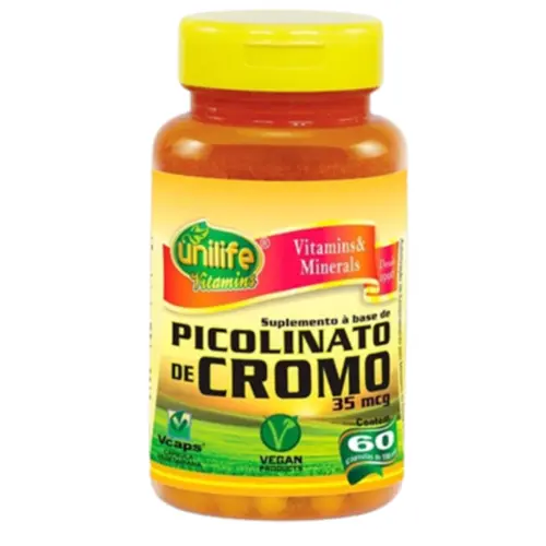 PICOLINATO DE CROMO C/60 CÁPSULAS UNILIFE