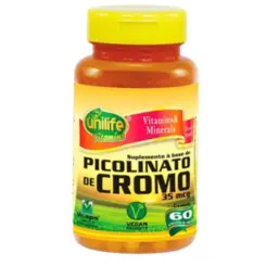 PICOLINATO DE CROMO C/60 CÁPSULAS UNILIFE