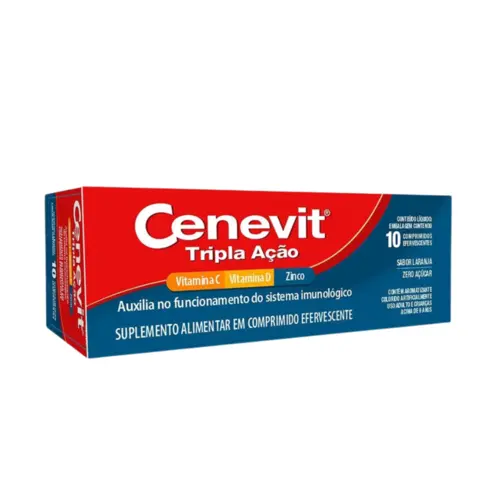 CENEVIT TRIPLA AÇÃO C/10 COMPRIMIDOS EFERVECENTE