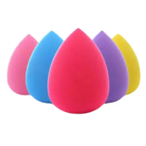 ESPONJA FACIAL PARA MAQUIAGEM TIPO GOTA GRANDE CORES DIVERSAS