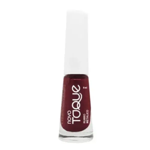 ESMALTE NOVO TOQUE RUBRO METÁLICO 8ML