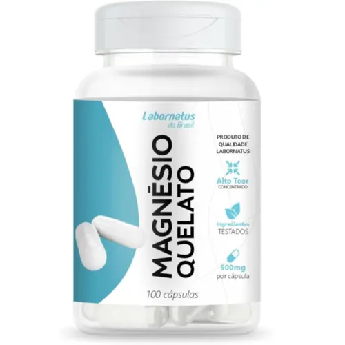 MAGNÉSIO QUELATO C/100 CÁPSULAS LABORNATUS