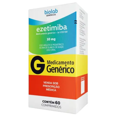 EZETIMIBA 10MG C/60COMPRIMIDOS BIOLAB