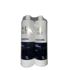 KIT SHAMPOO + MÁSCARA MODALLYTE SEMI DI LINO 1 LITRO