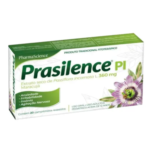 PRASILENCE PI 360MG C/ 20 COMPRIMIDOS REVESTIDOS