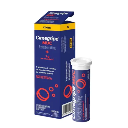 CIMEGRIPE  C MUC  C/10 COMPRIMIDO  EFERVECENTE  FRUTAS CITRICA