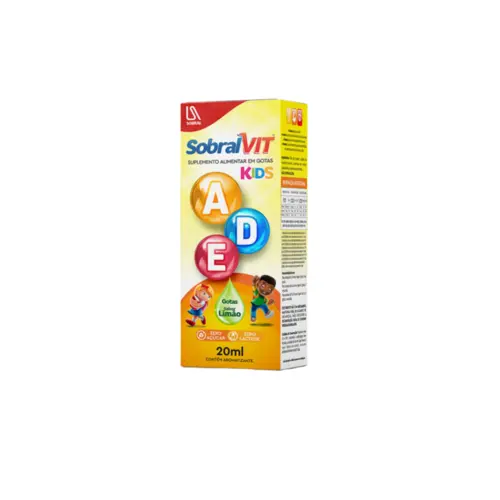 SOBRALVIT ADE KIDS  GOTAS LIMÃO 20ML