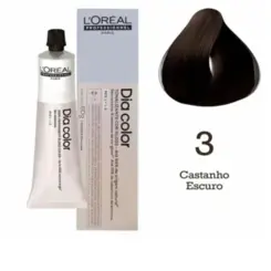 TINTURA LOREAL DIA COLOR 3 CASTANHO ESCURO