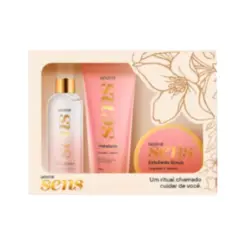 KIT SENS HIDRATANTE/ESFOLIANTE/BODY SPLASH LABOTRAT ORQUÍDEA