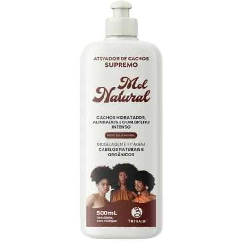 ATIVADOR DE CACHOS MEL NATURAL TRIHAIR 500ML