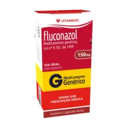 FLUCONAZOL 150MG C/ 2 CÁPSULAS DURAS VITAMEDIC