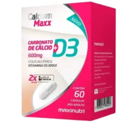 CALCIUM MAXX 600MG  C/60 CÁPSULAS MAXINUTRI