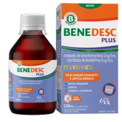 BENEDESC PLUS XAROPE PEDIÁTRICO UVA 120ML