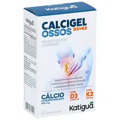 CALCIOGEL OSSOS KATIGUA 500MG C/30 COMPRIMIDOS