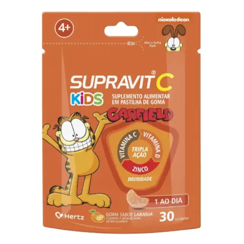 SUPRAVIT C KIDS GOMAS LARANJA 30G