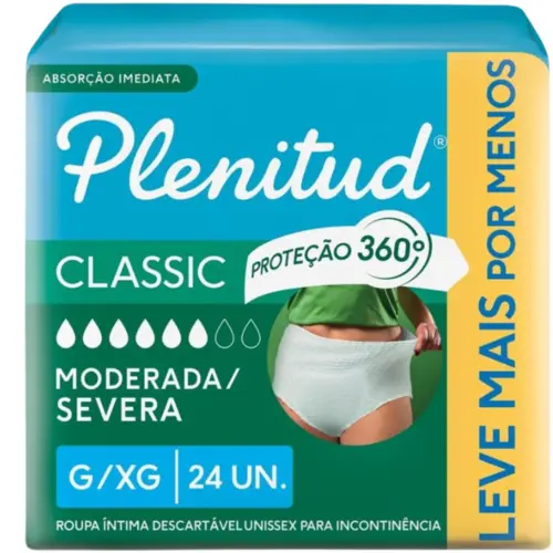 FRALDA PLENITUD CLASSIC G/XG C/24 UNIDADES