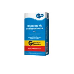 CLORIDRATO DE ONDANSETRONA 8MG 10 COMPRIMIDOS  ORODISPERSIVEIS EMS