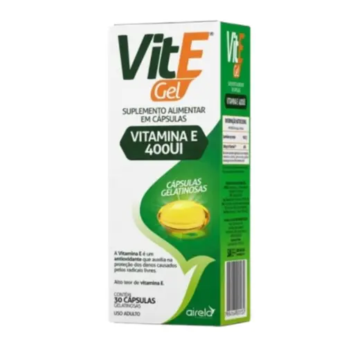 VITAMINA E  C/30 CÁPSULAS GELATINOSAS AIRELA