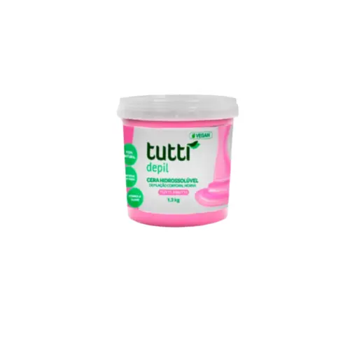 CERA HIDROSSOLÚVEL TUTTI DEPIL TUTTI FRUTTI 1,3KG