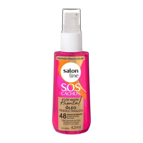 ÓLEO REPARADOR  SOS CACHOS DE REPENTE PRONTO SALON LINE 42ML