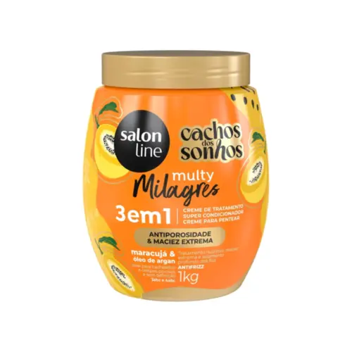 CREME 3 EM 1 SALON LINE MARACUJÁ 1KG