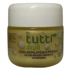 CERA DEPILATÓRIA BUÇO E SOBRANCELHA TUTTI PÉROLA 50G