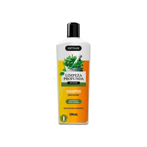 SHAMPOO SOFT HAIR LIMPEZA PROFUNDA 500ML