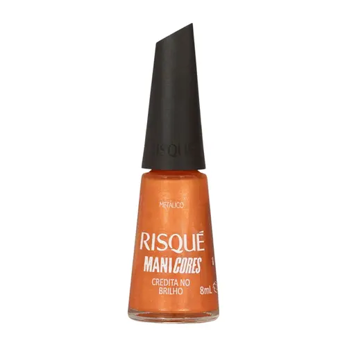 ESMALTE RISQUE MANI CORES CREDITA NO BRILHO 8ML