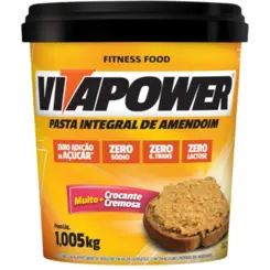 PASTA DE AMENDOIM VPOWER CROCANTE 1KG