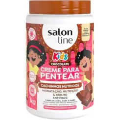 CREME PARA PENTEAR KIDS SALON LINE CHOCOLATE 1KG